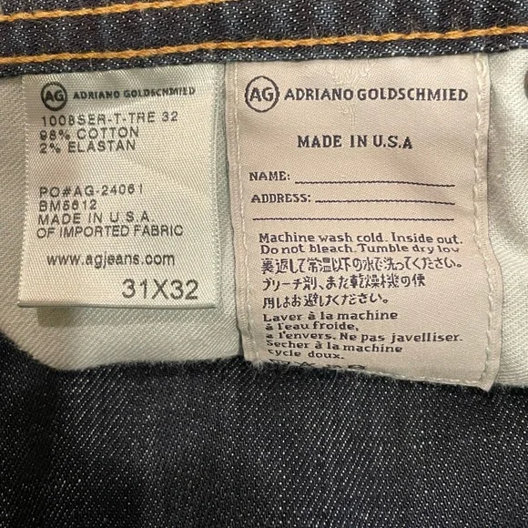 AG Mens The Hero Relaxed Fit Jeans 31 x 32 like new!